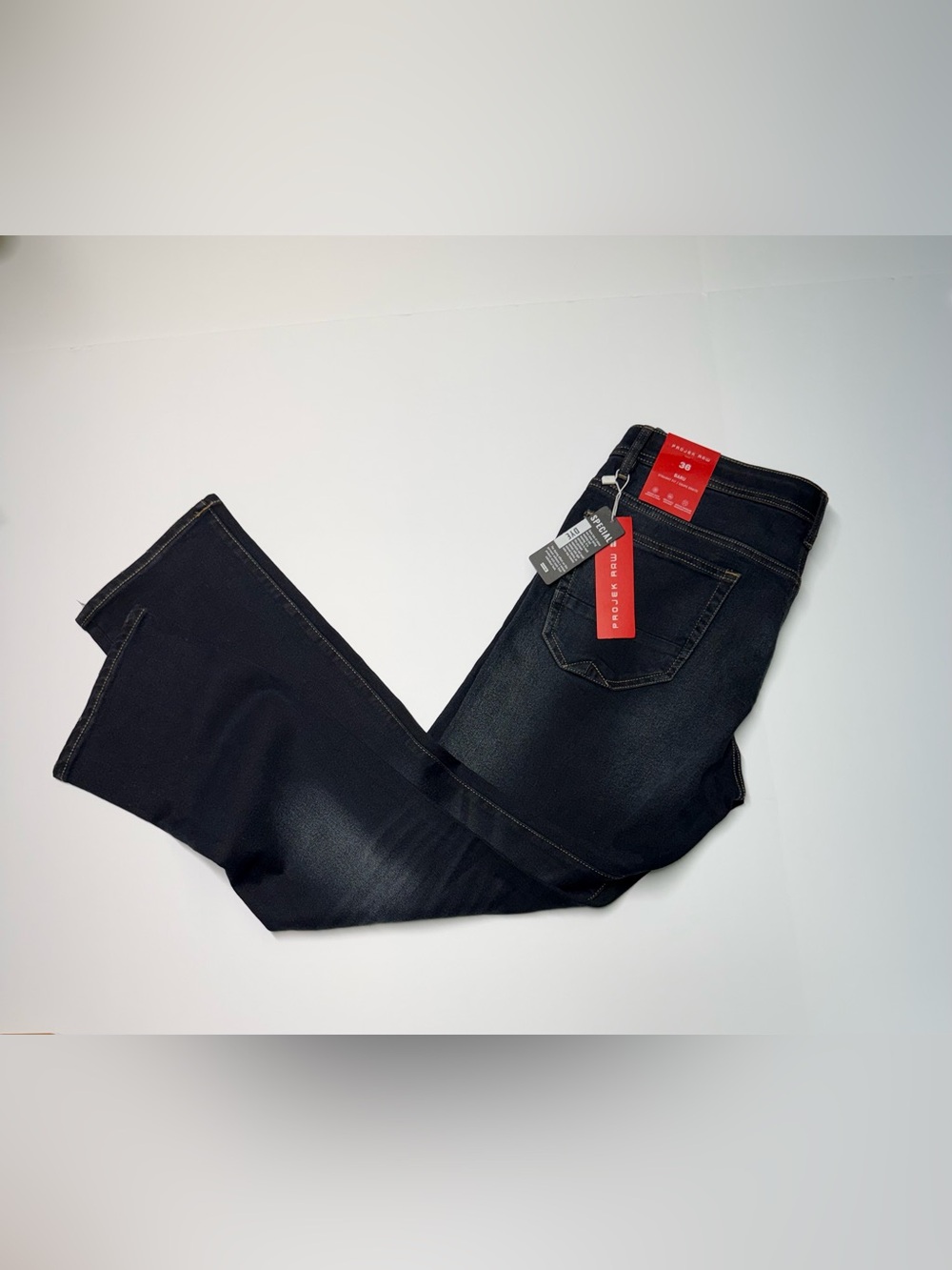 PROJEK RAW jeans Baru  Straight Fit  Men’s 36 x 31 Active Flex Blue Black NWT